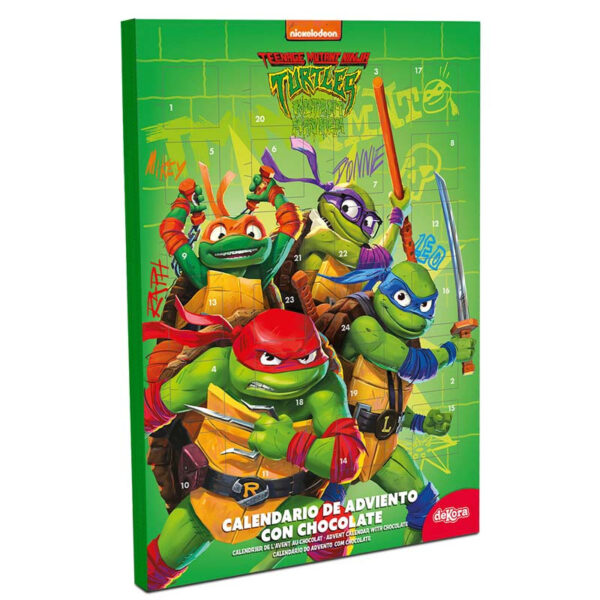 Adventskalender choklad, 50 g - Teenage Mutant Ninja Turtles