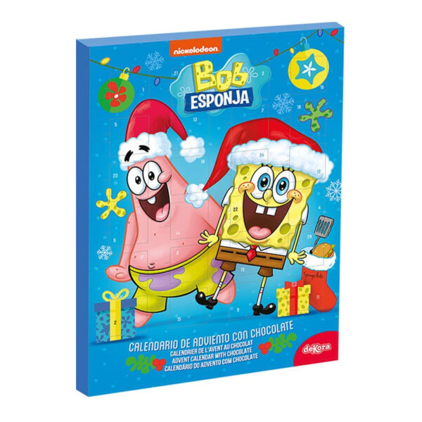 Adventskalender choklad, 50 g - SvampBob Fyrkant