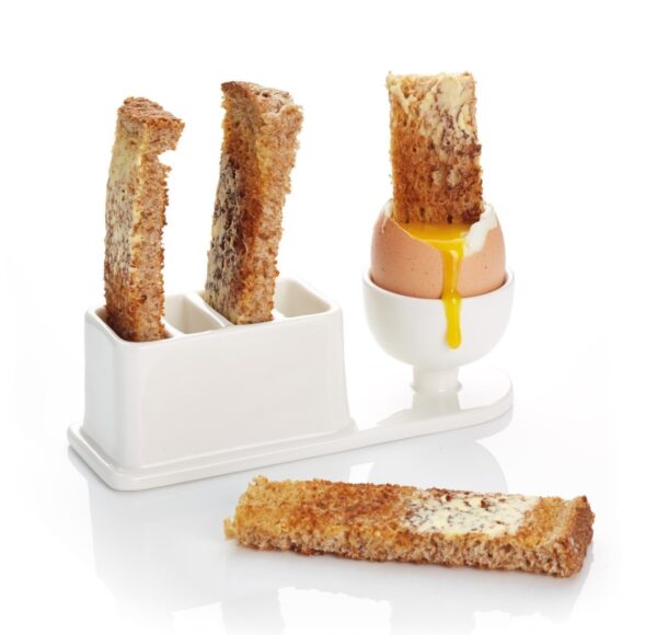 Äggkopp med brödhållare - KitchenCraft