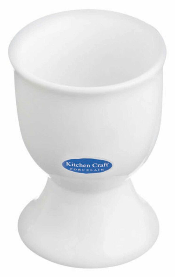 Äggkopp, vit porslin - KitchenCraft