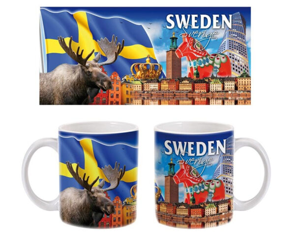Mugg - Älg och Dalahäst