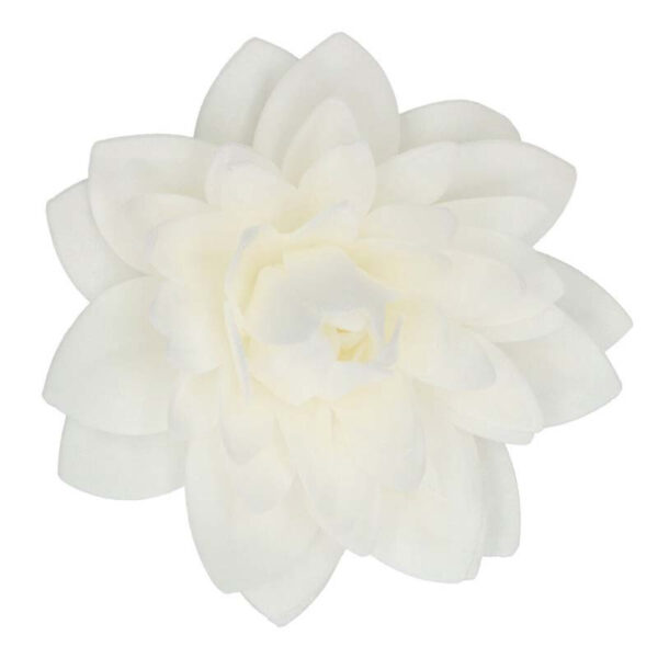Ätbar Blomma - Dahlia, vit - FunCakes
