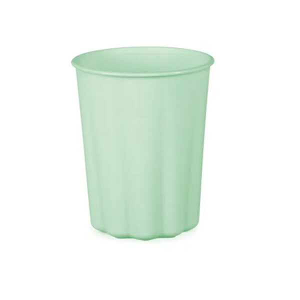 Återanvändbar mugg, grön, 4-pack - PartyDeco