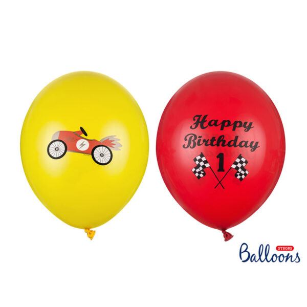 Ballonger Bilar Mix, 50-pack - PartyDeco