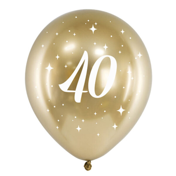 Ballonger 40, guld - PartyDeco
