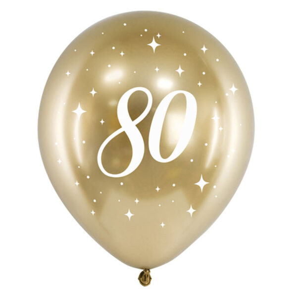 Ballonger 80, guld - PartyDeco