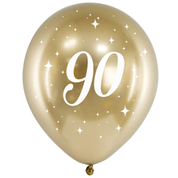 Ballonger 90, guld - PartyDeco