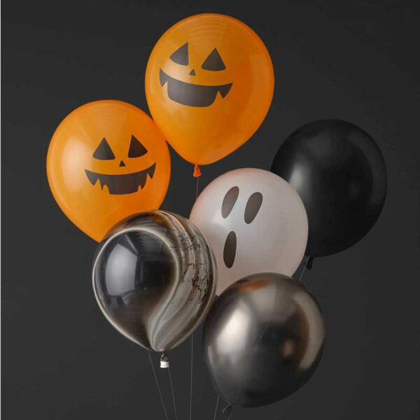 Ballonger Halloween-mix, 6-pack