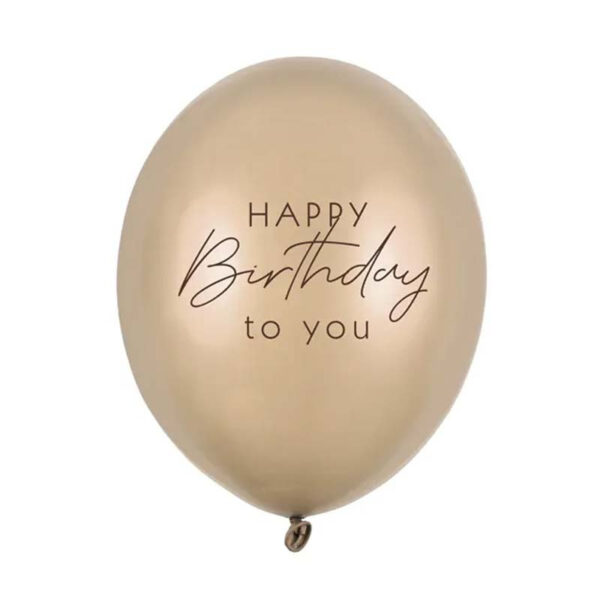 Ballonger Happy Birthday To You, 6-pack - PartyDeco