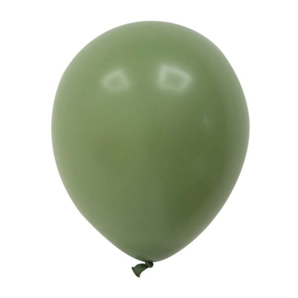 Ballonger mossgrön, Ø30 cm, 6-pack