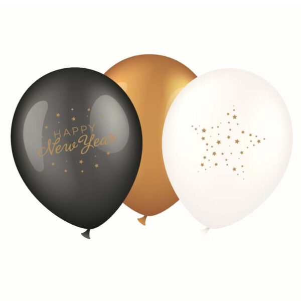 Ballonger Nyårsmix, 6 st
