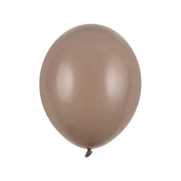 Ballonger Pastel Cappuccino 27 cm, 10-pack - PartyDeco