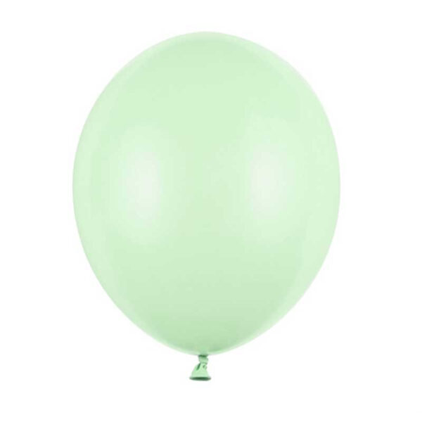 Ballonger Pastell Pistagegrön, 12 cm, 100-pack - PartyDeco