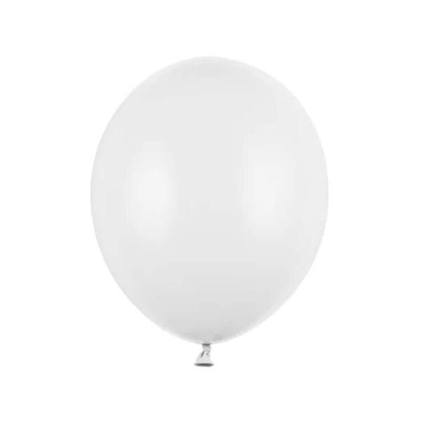 Vita ballonger, 27 cm, 50-pack - PartyDeco