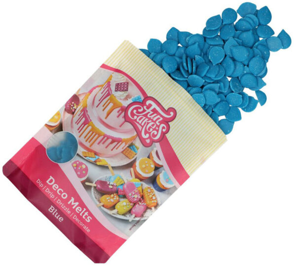 Blå Deco Melts, 250 g