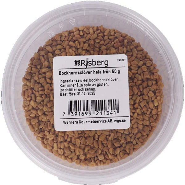 Bockhornsklöver frön hel, 50 g