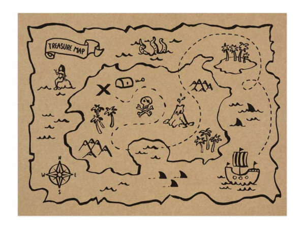 Bordstabletter Pirates Party - PartyDeco