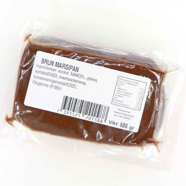 Brun Marsipan, 500 g