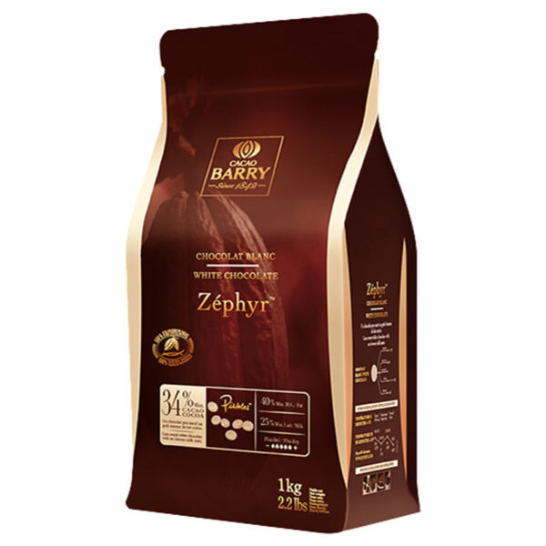 Vit Choklad Zéphyr 34% - Cacao Barry