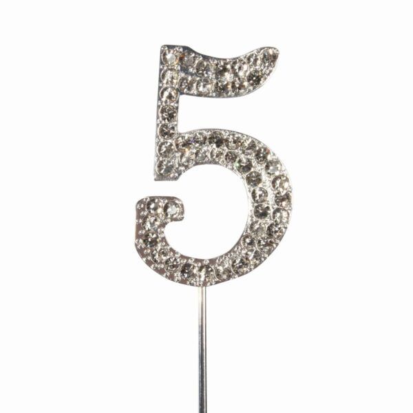 Cake Topper med strass, 5