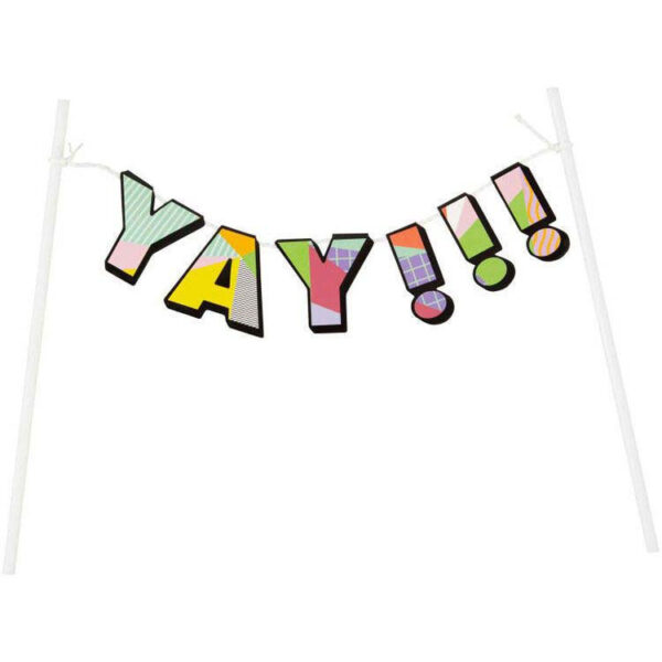 Cake topper YAY - Wilton