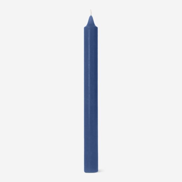 Mörkblått middagsljus - 24 cm