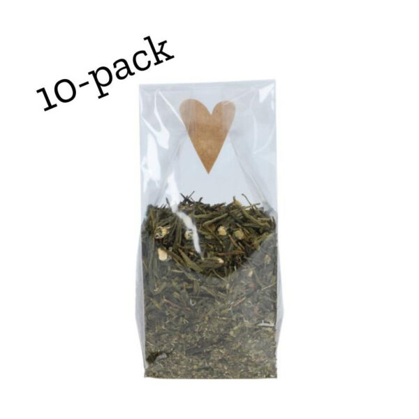Cellofanpåsar, 10-pack - 7.5 x 6 x 21 cm