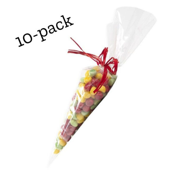 Cellofanpåsar Strut, 10-pack - 18 x 35 cm