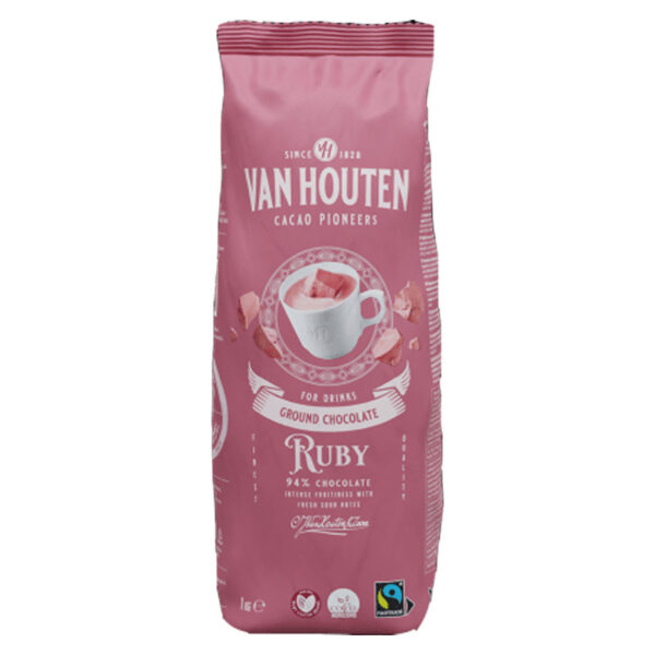Chokladdryckspulver Ruby choklad, 1 kg - Van Houten