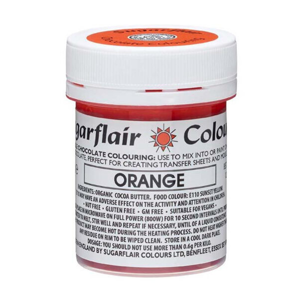 Chokladfärg Orange - Sugarflair