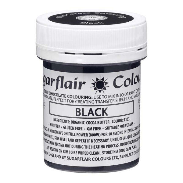 Chokladfärg Svart - Sugarflair