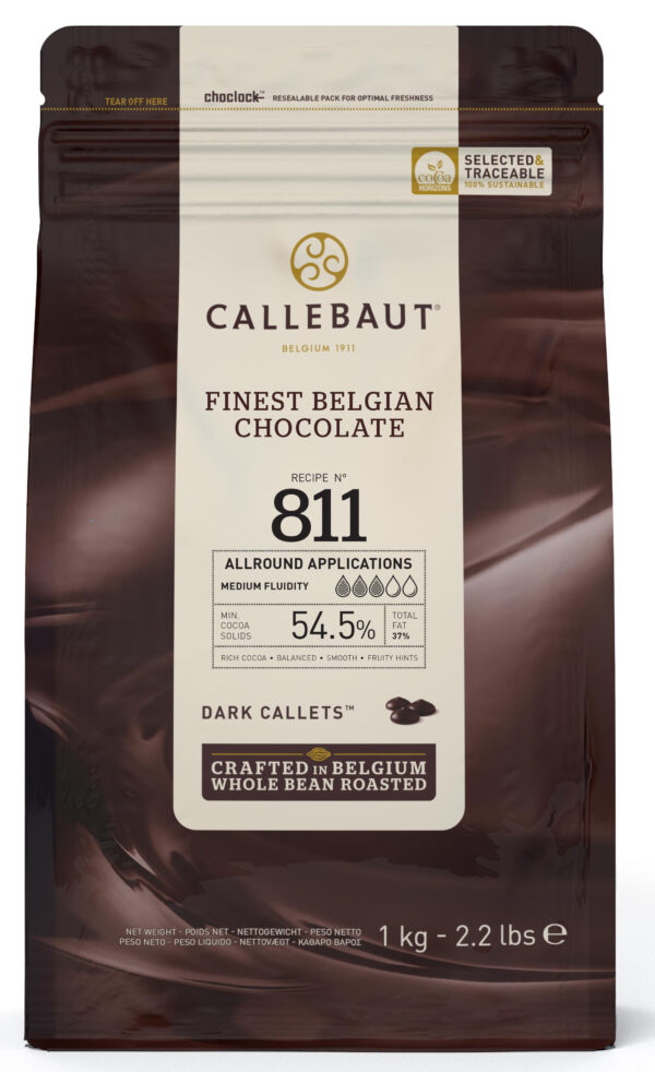 Chokladknappar Mörk Choklad 811, 1 kg - Callebaut