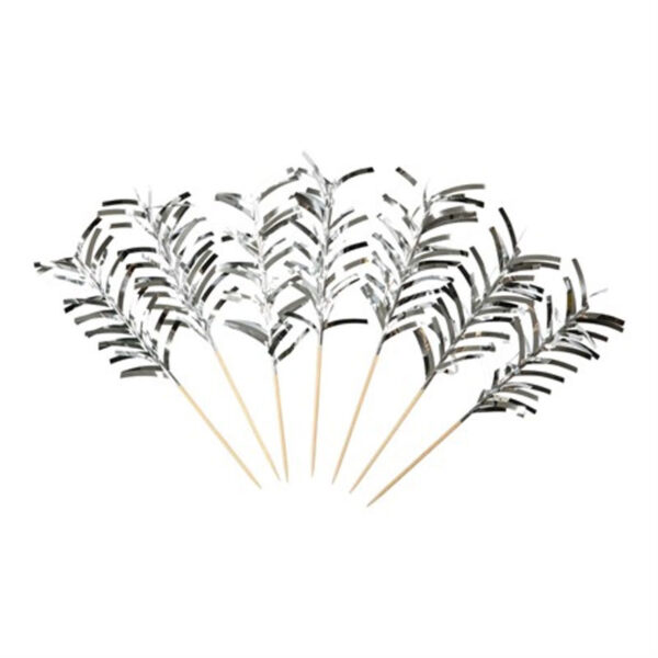 Cocktailpinnar silver, 20-pack