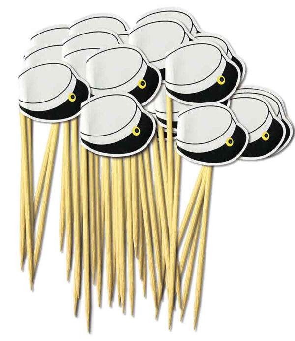 Cocktailpinnar Studentmössa, 50-pack