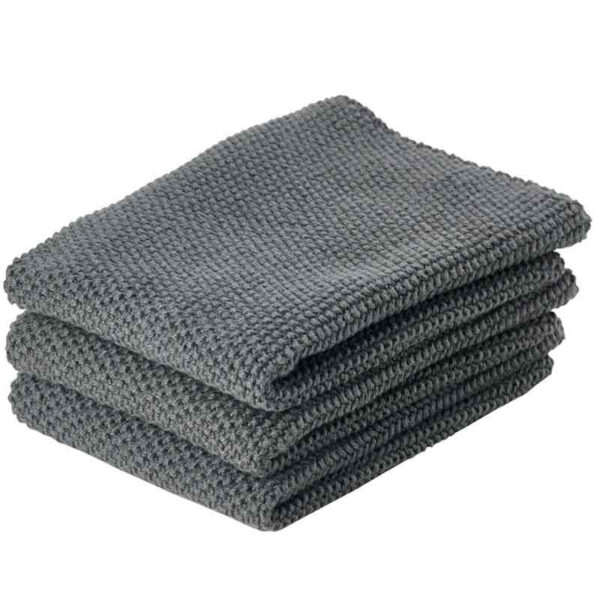 Mörkgrå disktrasa 3-pack, 27 cm - Zone Denmark