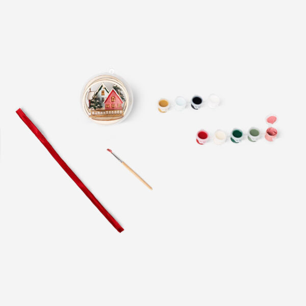 DIY-kulor med trähus