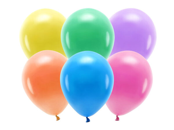 Eko Ballonger Pastell Mix, 30 cm, 10-pack - PartyDeco