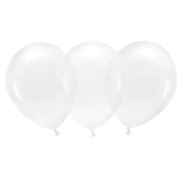 Eko Ballonger Transparent, 26 cm, 100-pack - PartyDeco