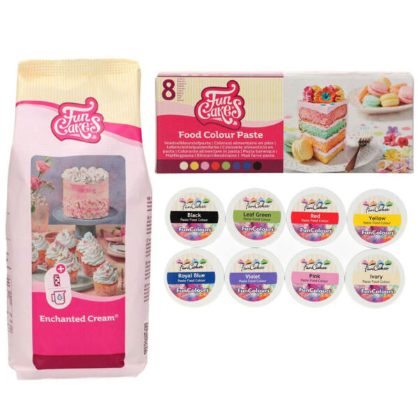 Enchanted Cream & Pastafärger - FunCakes