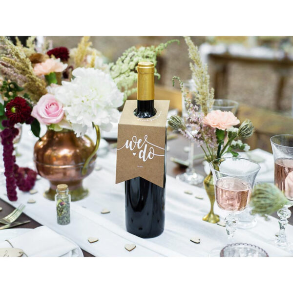 Flasketiketter We Do - PartyDeco