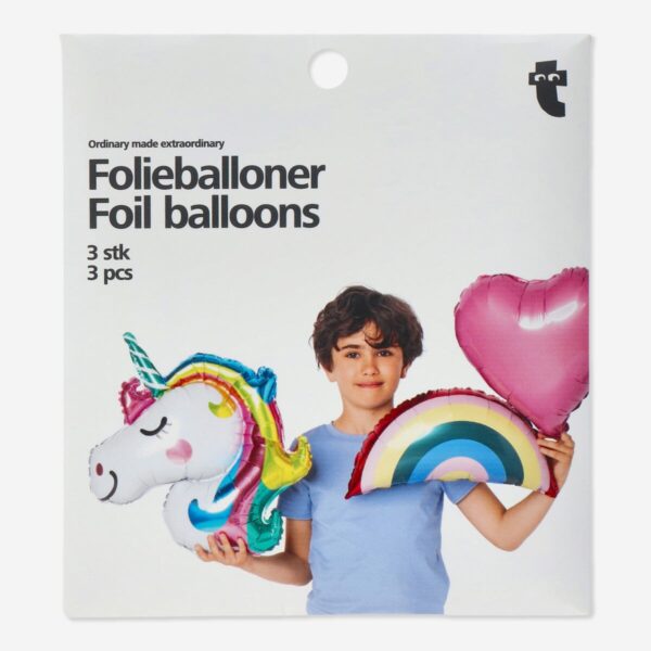 Folieballonger. 3 st.
