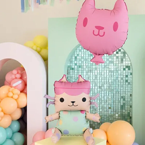 Folieballong Baby Box & Cat, Gabby&apos;s Dollhouse (2-pack)