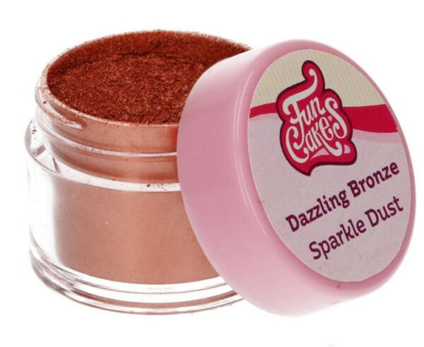 Skimrande Pulverfärg Brons - FunCakes