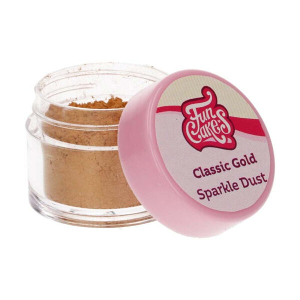 Skimrande Pulverfärg Klassisk Guld