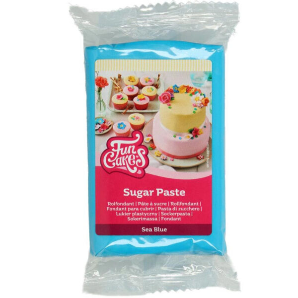 Sockerpasta Blå, Sea Blue - FunCakes