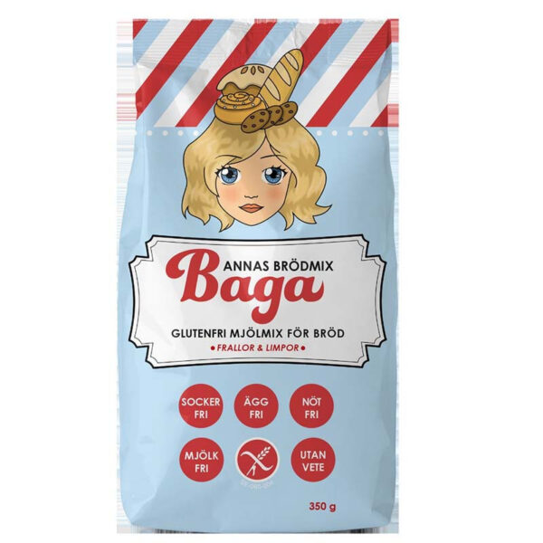 Glutenfri mjölmix, Annas Brödmix - Baga - FYND! Bäst före 26/3-2025