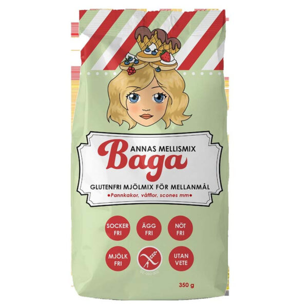 Glutenfri Våffelmix, Annas Mellismix - Baga - FYND! Bäst före 26/3-2025