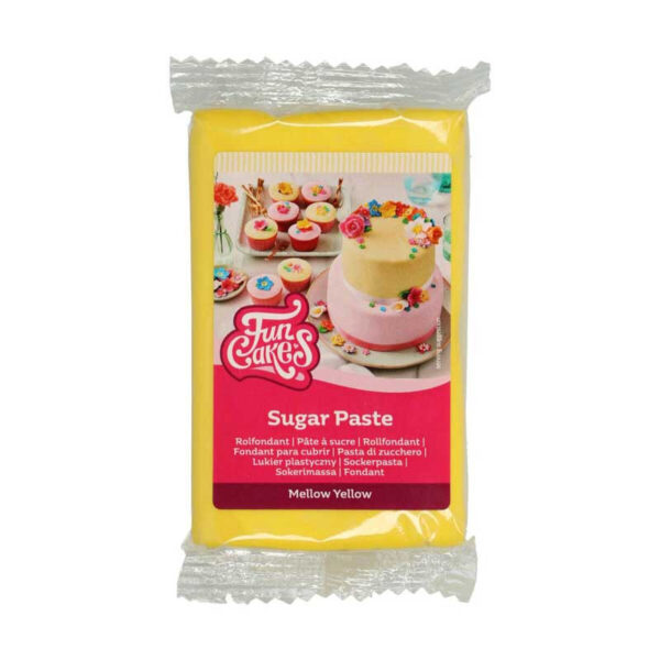 Sockerpasta Gul - FunCakes