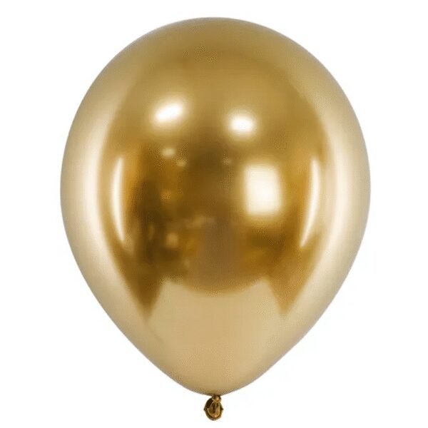 Guld ballonger 30 cm, 10-pack - PartyDeco