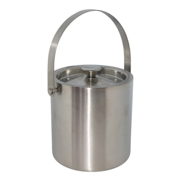 Ishink med lock, rostfritt stål